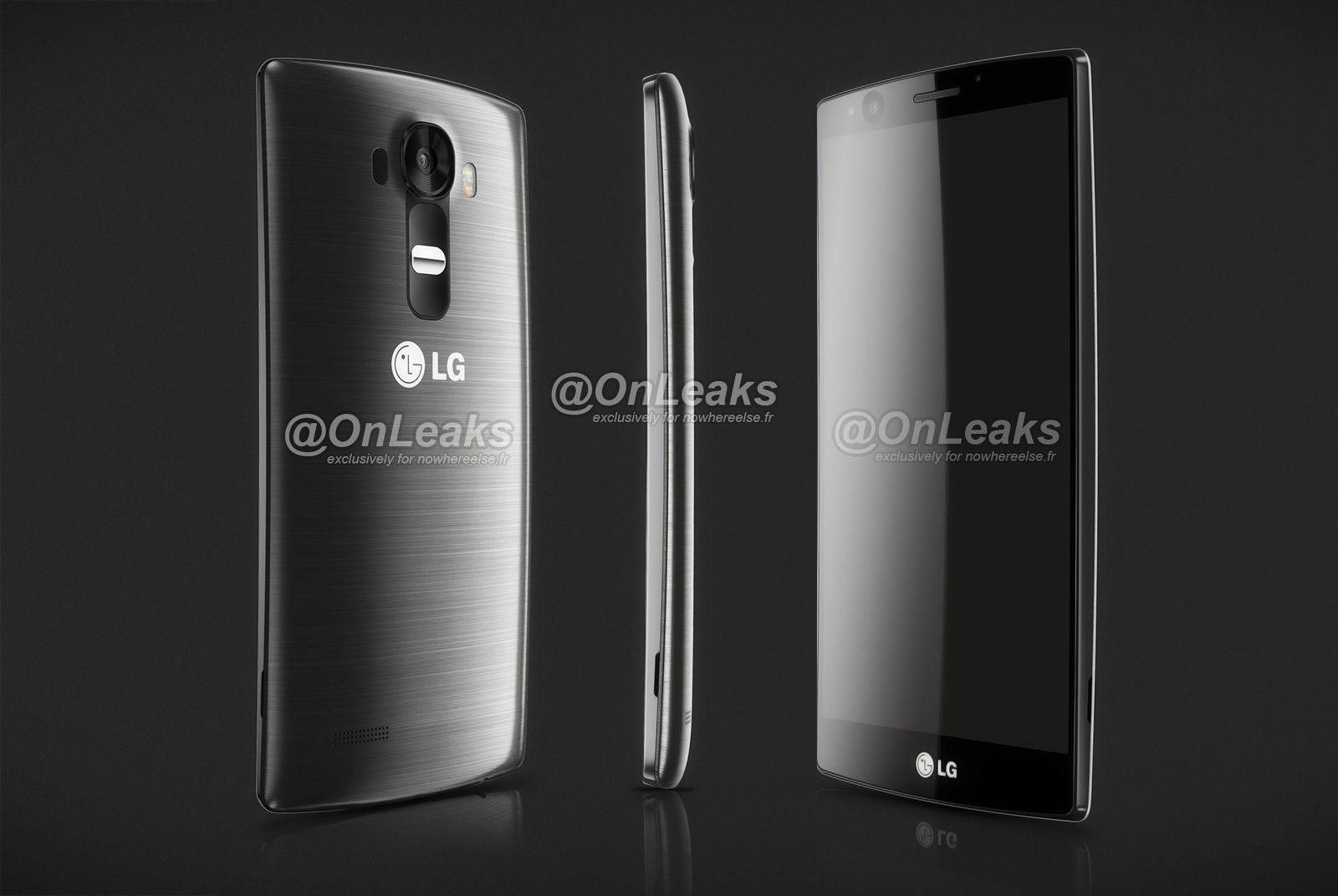 leaked lg g4 images suggests it will have a curved display image 1