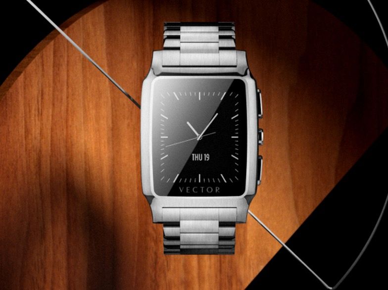 vector smartwatch comes with a 30 day battery life and either a round or square face image 1