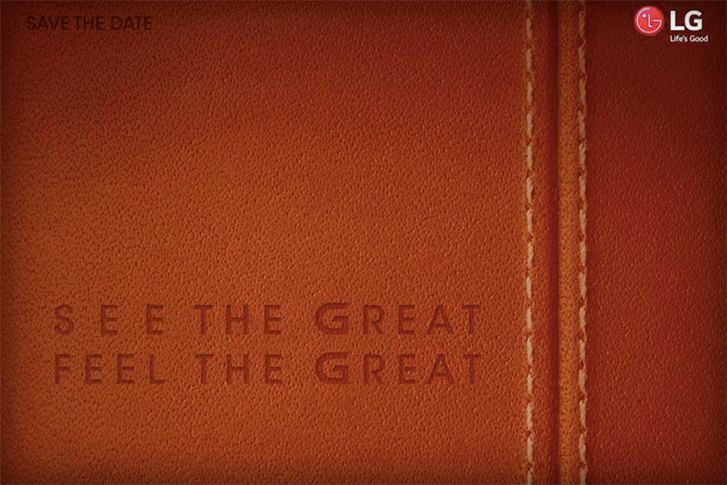 lg g4 launch event invites go out for 28 april tease leather back and stylus image 1