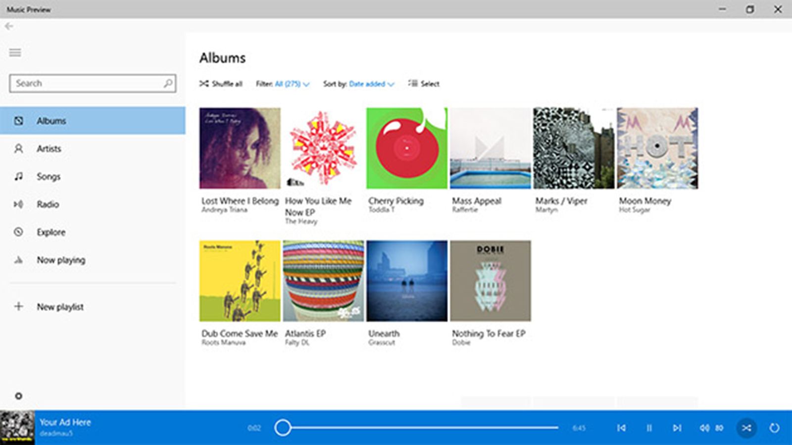 microsoft windows 10 apps shown off for video and music minus xbox branding image 1