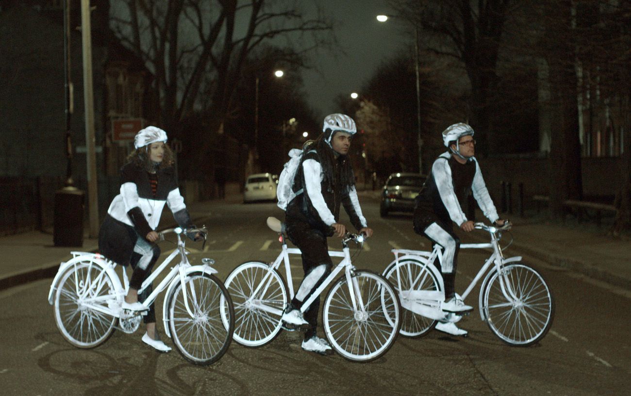 volvo wants cyclists to stand out more by painting their bikes and clothes image 1