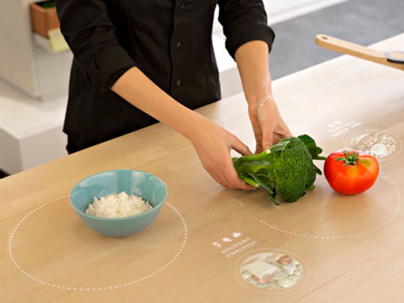 ikea thinks in 2025 we ll be cooking on tables that project recipes and more image 1