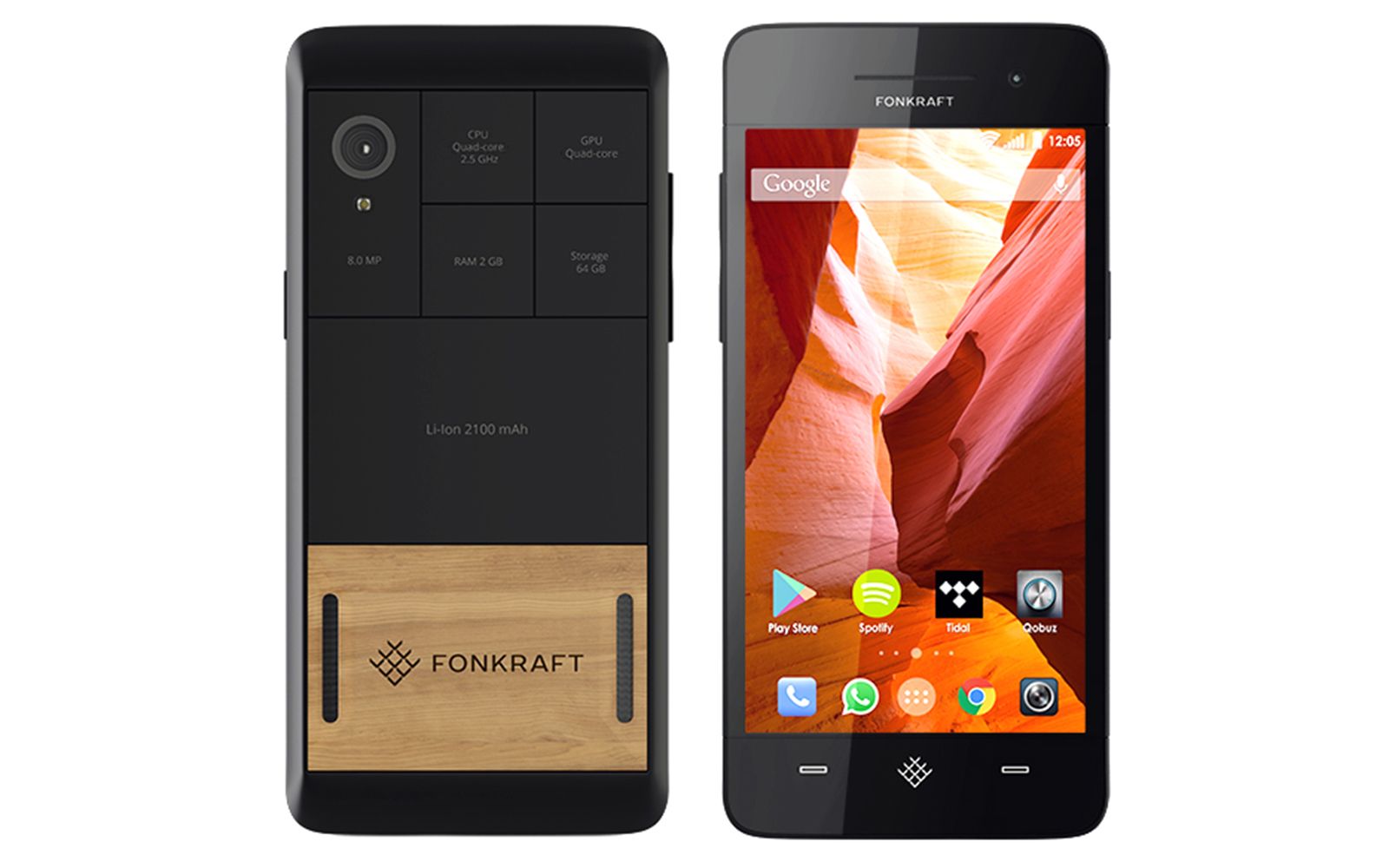 fonkraft modular smartphone with 4 100mah battery 20mp camera 192khz audio and more is here image 4