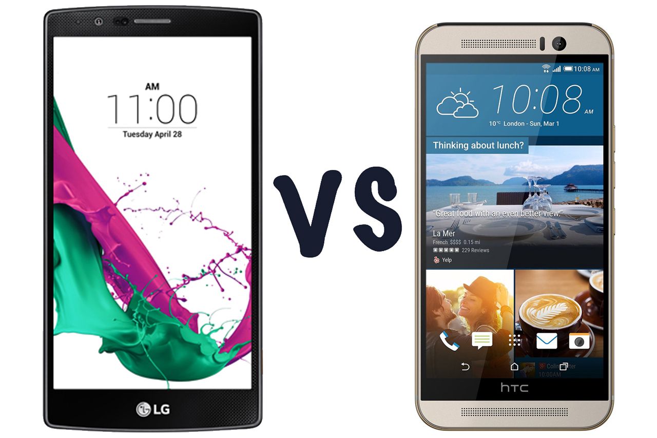 lg g4 vs htc one m9 what s the difference  image 1