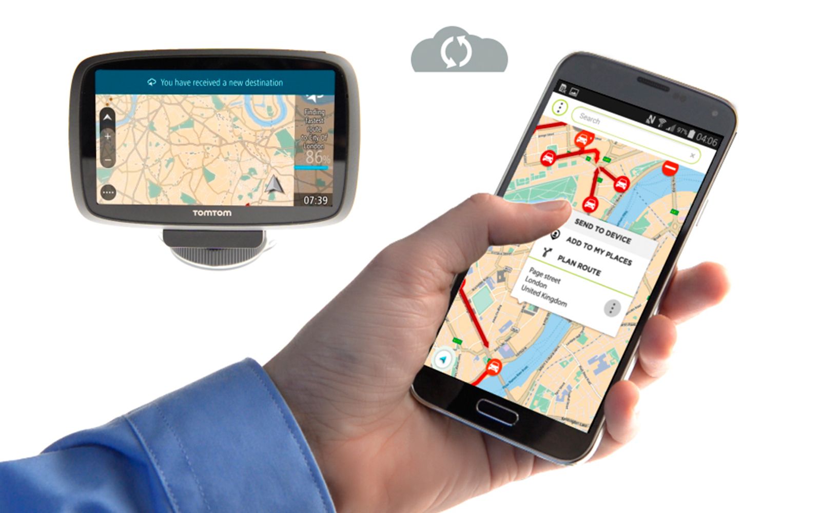 tomtom mydrive bridges the gap between smartphones and cars image 1