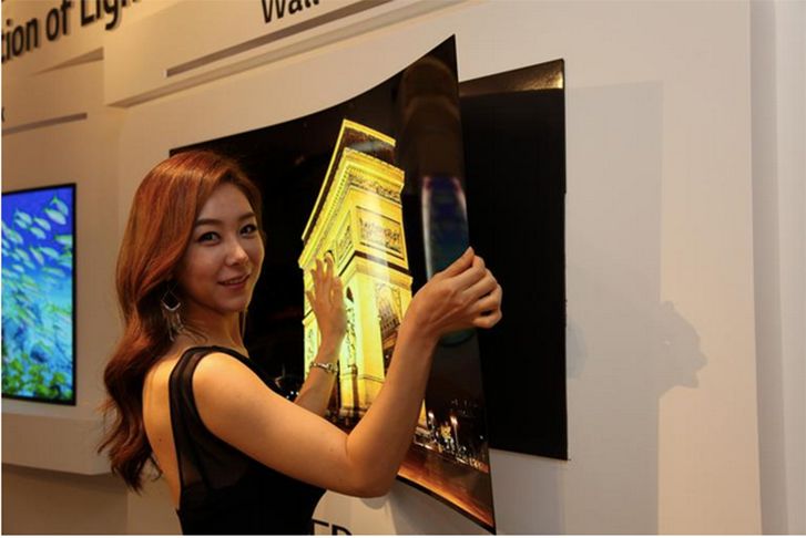 lg’s new oled tv is under 1mm thin sticks to wall like a fridge magnet image 1