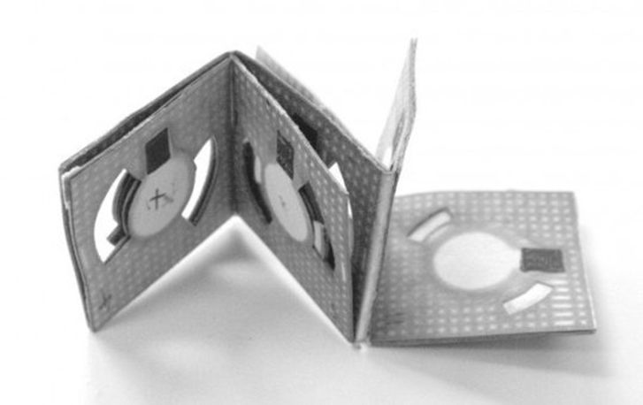 origami battery is paper thin and can use dirty water to create power image 1