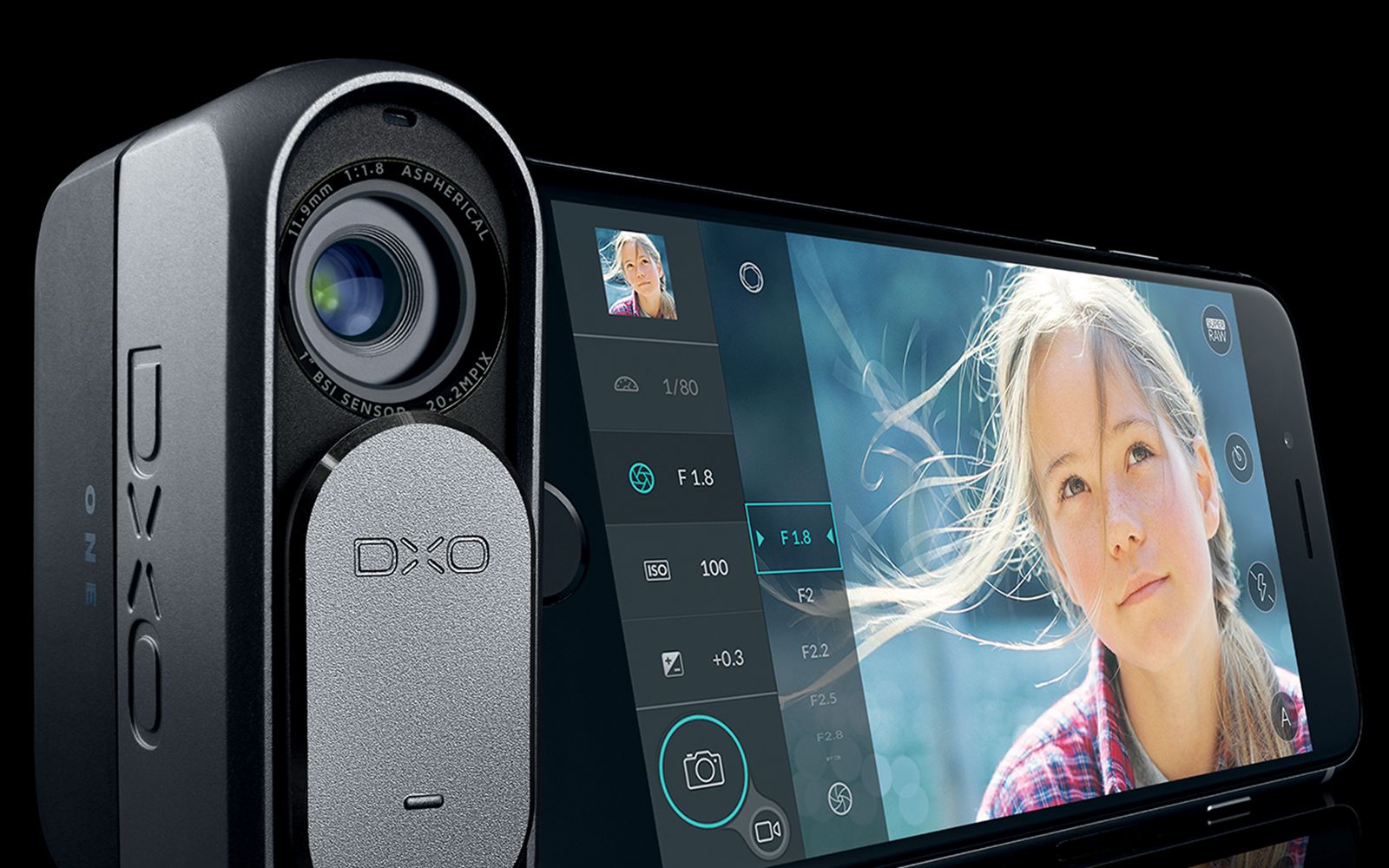 turn your iphone or ipad into a full 1 inch 20mp sensor dslr with the dxo one image 1