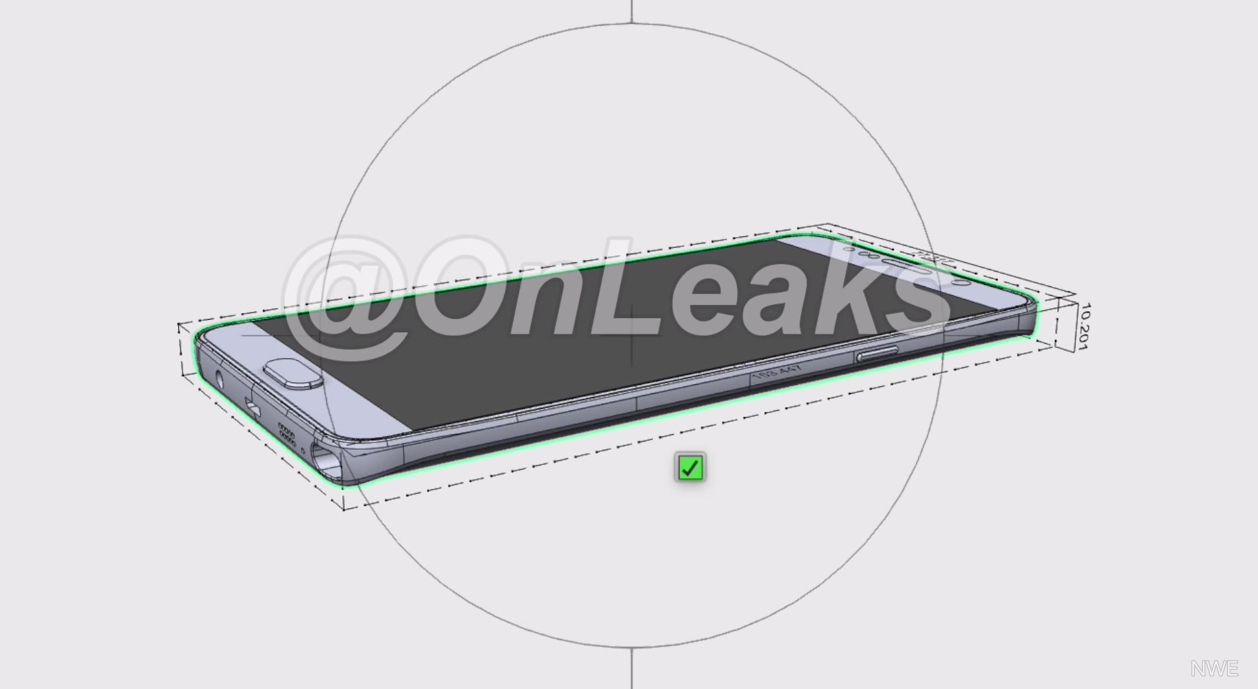 samsung galaxy note 5 design leak serves up no surprises at all image 1