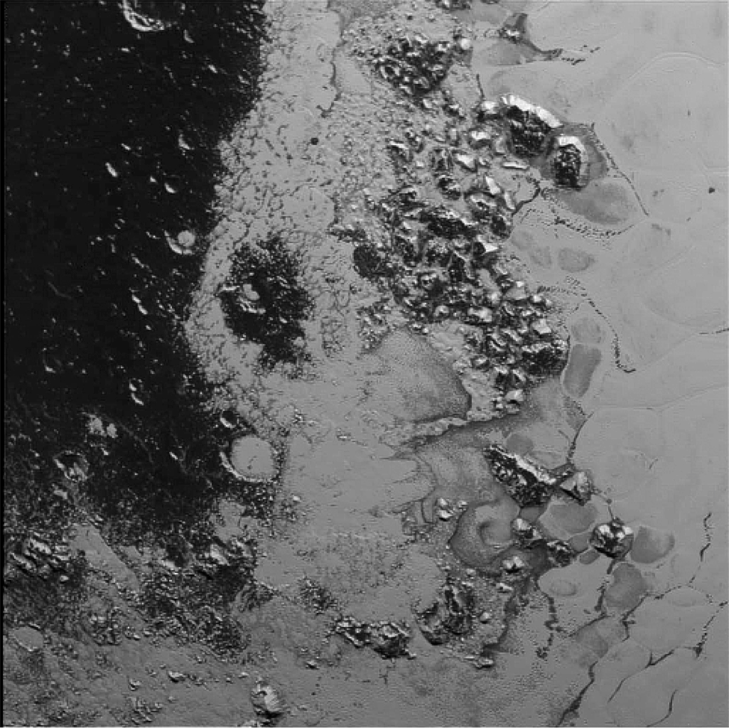 here are the first really up close nasa pics of pluto and its moons image 4