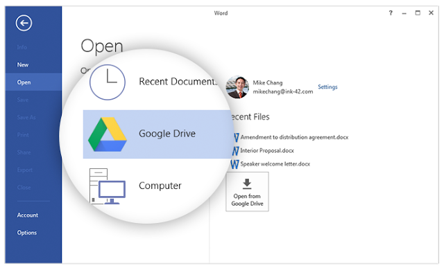 there s now a google drive plugin for microsoft office in windows image 3