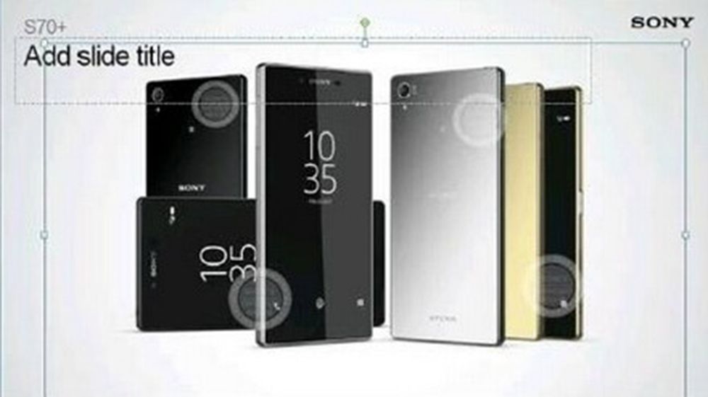 sony xperia z5 plus leaks showing fingerprint reader and potential 4k display image 1