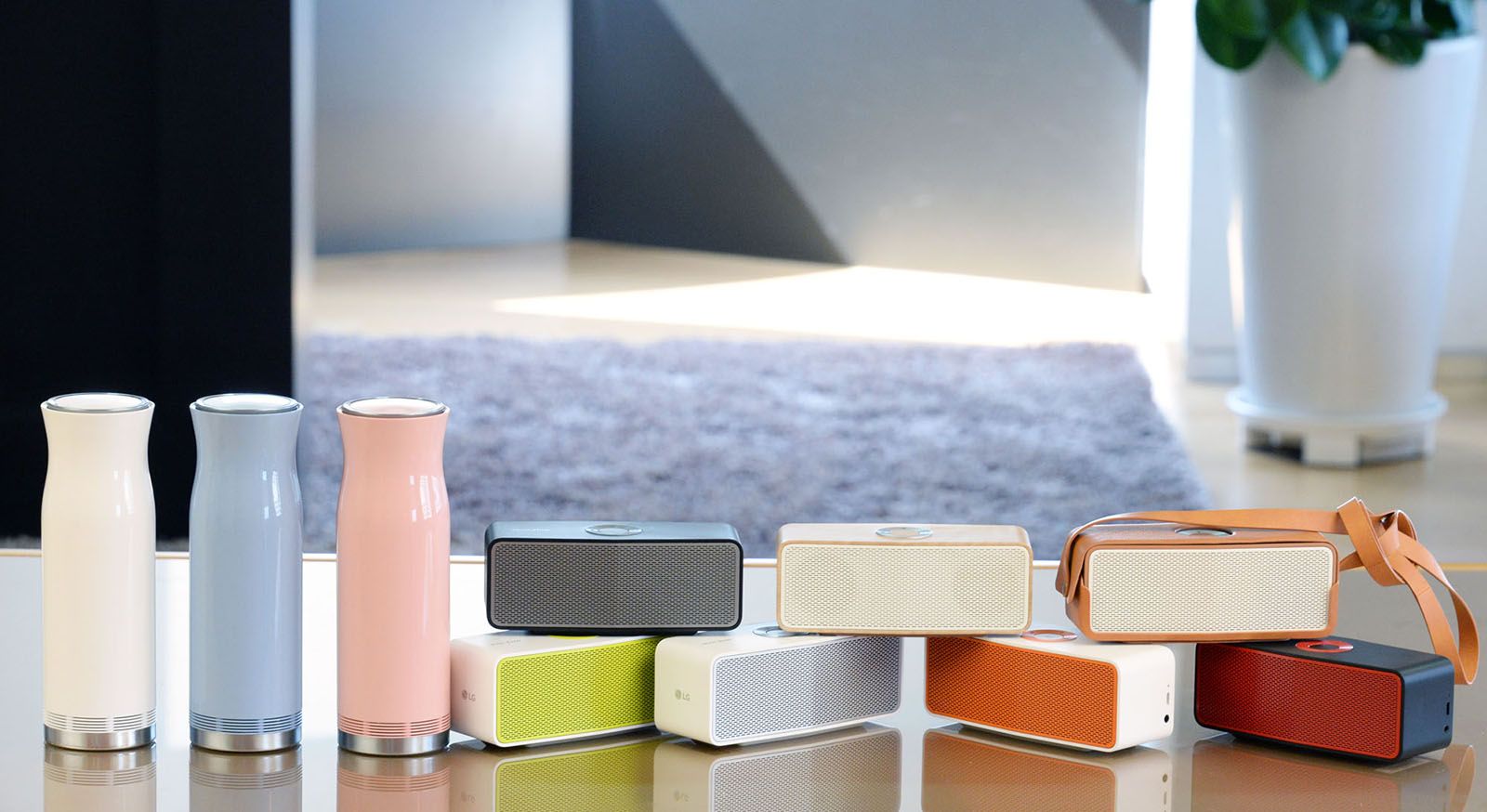 no these aren’t milkshakes they’re lg’s new bluetooth speakers image 3
