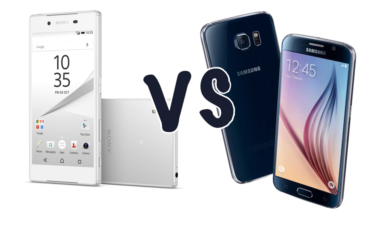 sony xperia z5 vs samsung galaxy s6 what s the difference  image 1