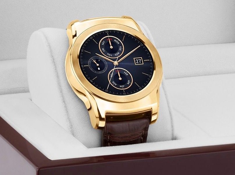lg watch urbane luxe you can now get lg s watch in 23 carat gold image 1