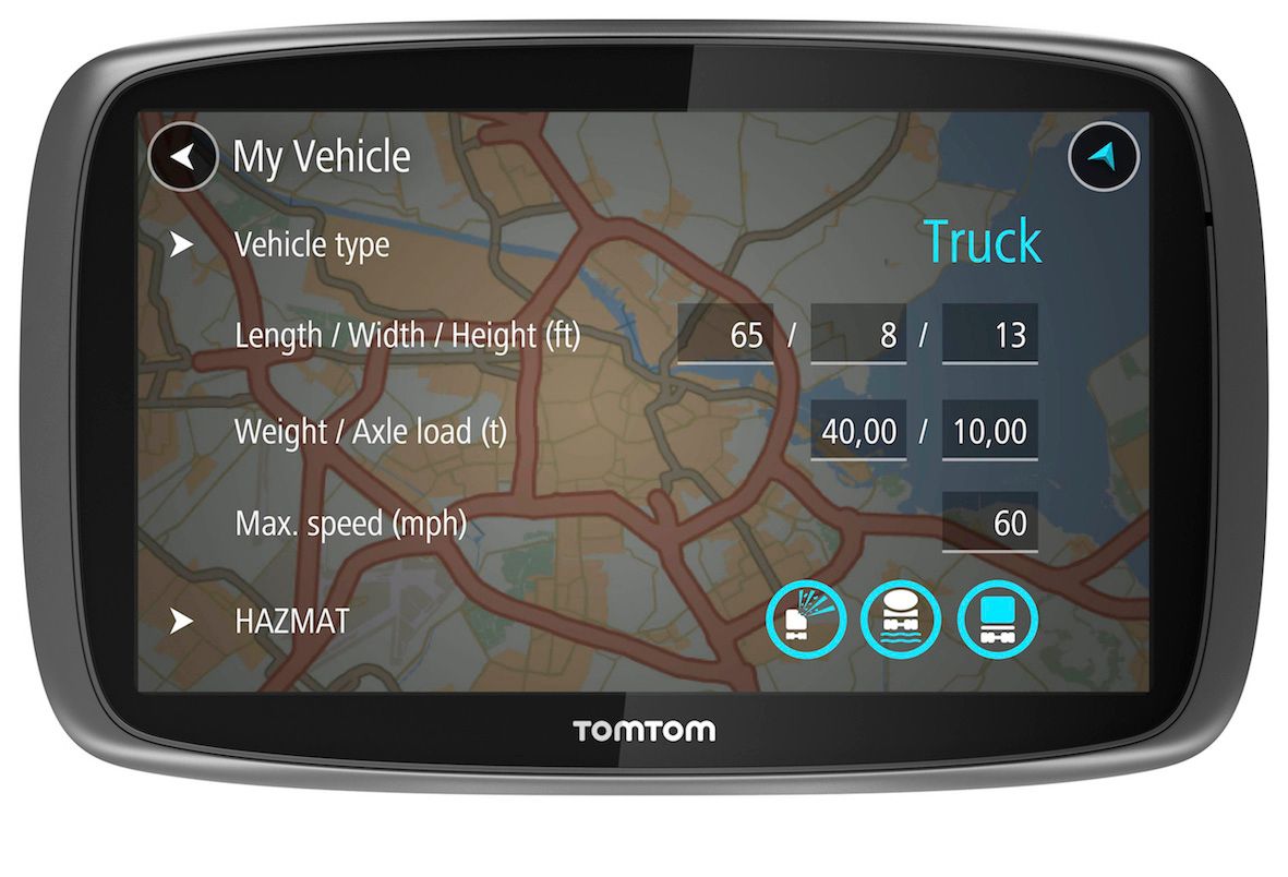 tomtom trucker 5000 can be customised for specific vehicles doesn’t come with free yorkie bar image 1