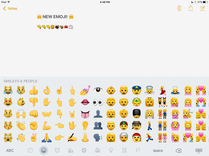 ios 9 1 includes new emoji like a taco and the middle finger image 1