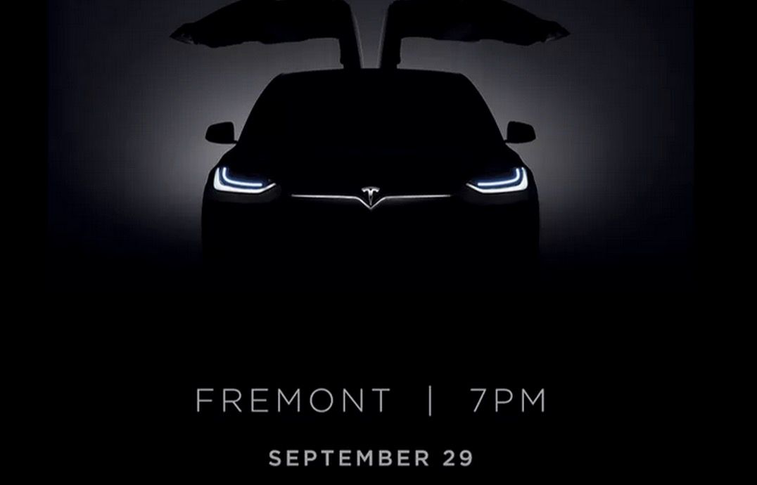 it s official tesla schedules september event to launch model x crossover image 1