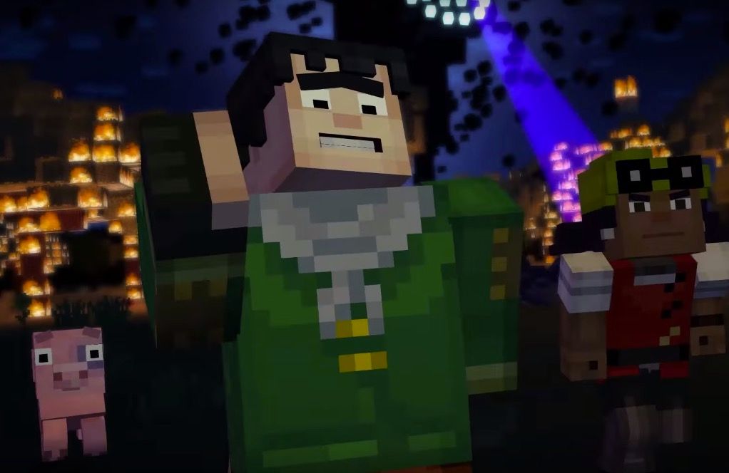 watch first trailer for episode one of minecraft story mode coming this month image 1