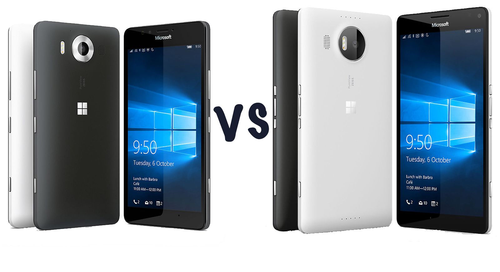 microsoft lumia 950 vs lumia 950 xl what s the difference  image 1