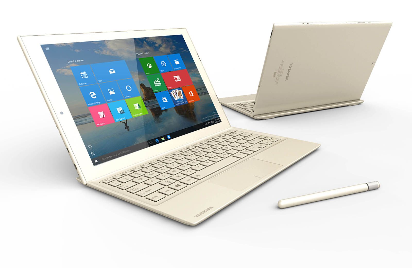 it s toshiba s turn to take on the surface pro with its dynapad windows 10 tablet image 1