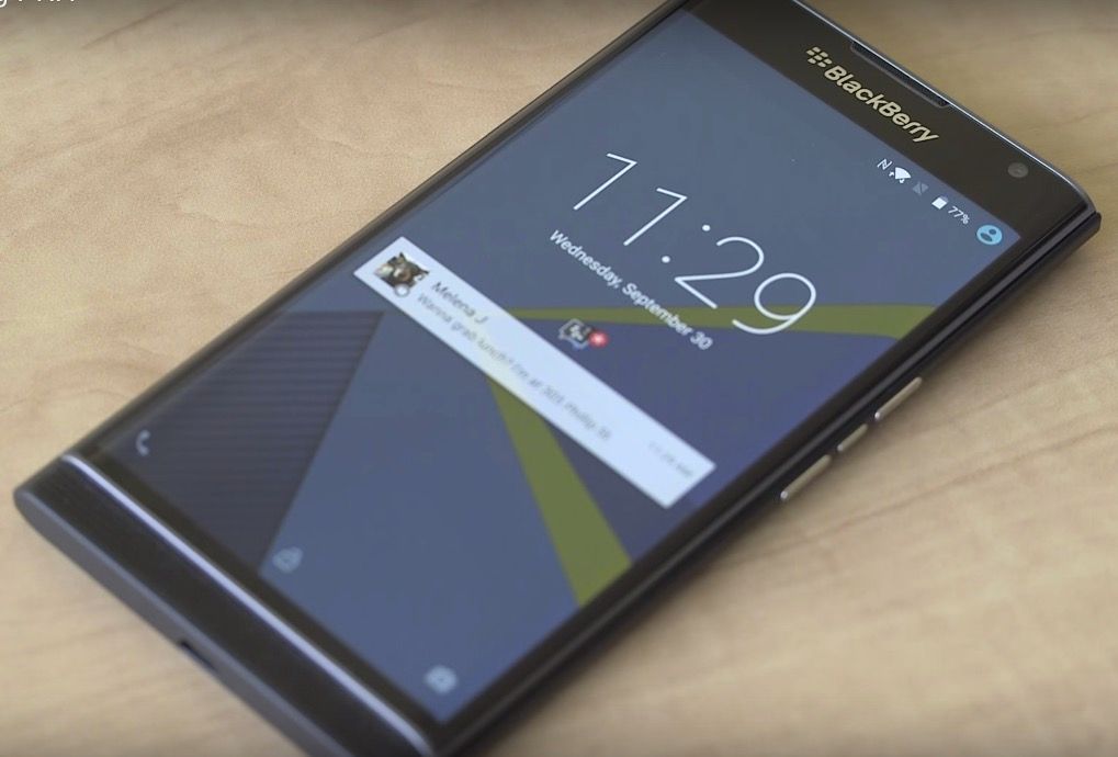 blackberry posts official introducing priv video to youtube watch it here image 1