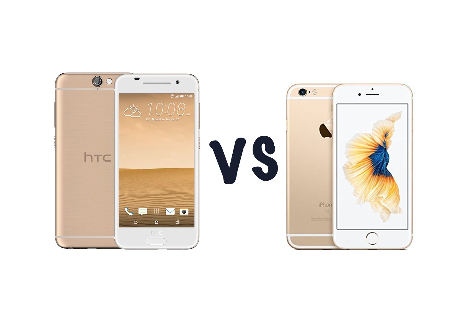 htc one a9 vs apple iphone 6s what s the difference  image 1