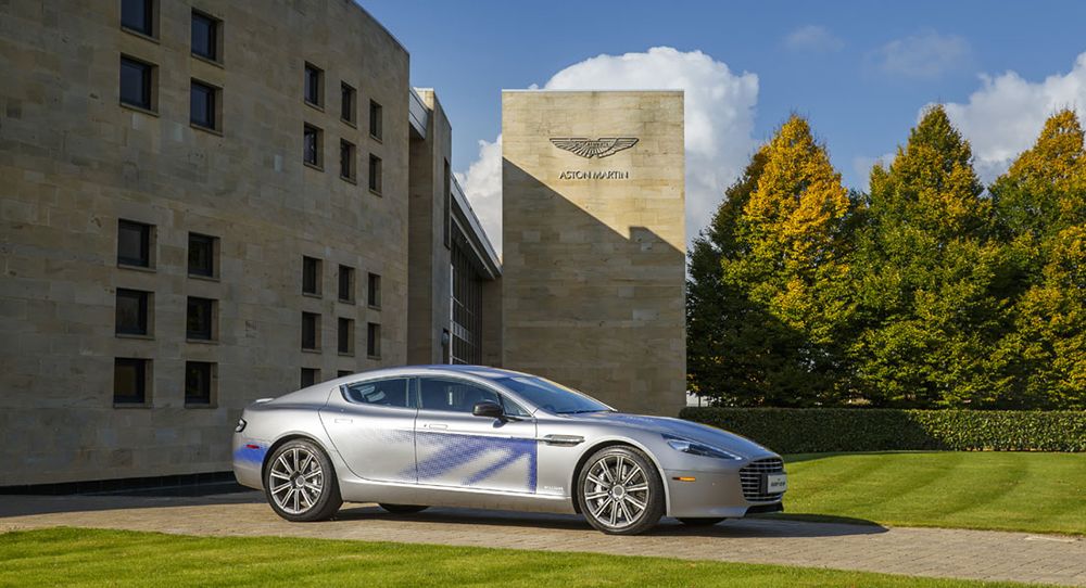 this is the all electric aston martin rapide 1000bhp expected image 1