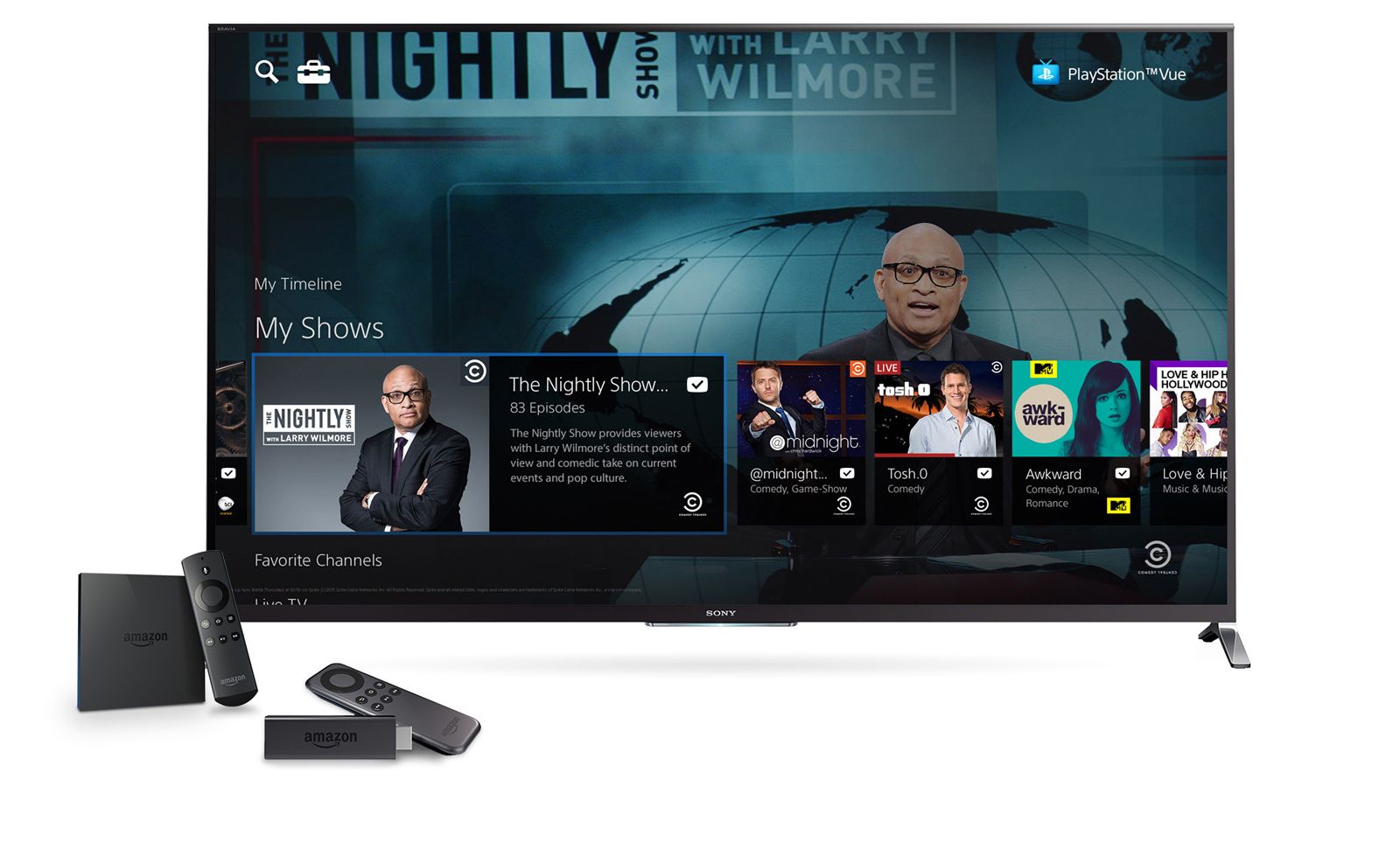 what is sony playstation vue and where is it available  image 1