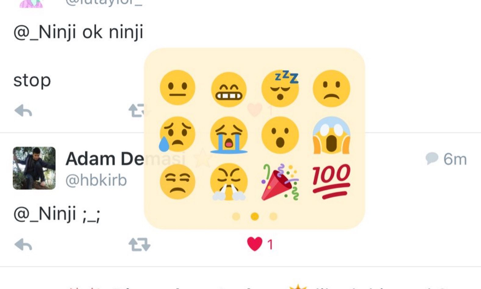 don t like the heart twitter begins testing emoji reactions instead image 1