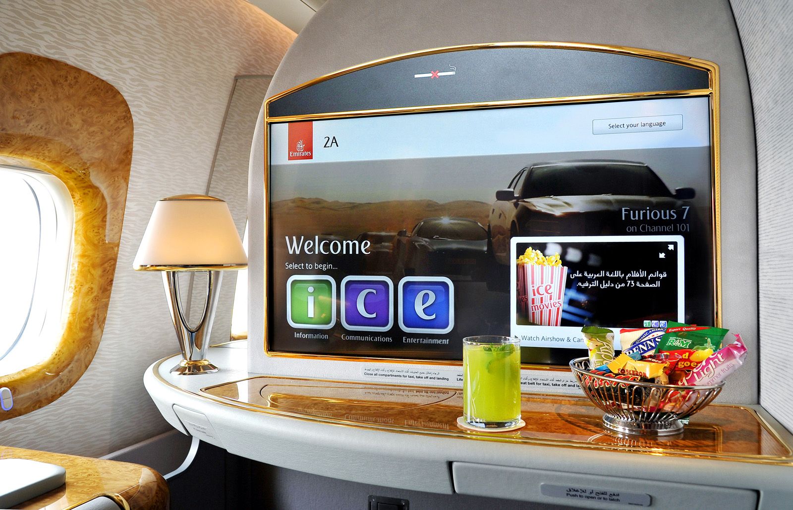wow emirates first class passengers get 32 inch screens but don t worry economy gets bigger screens too image 1