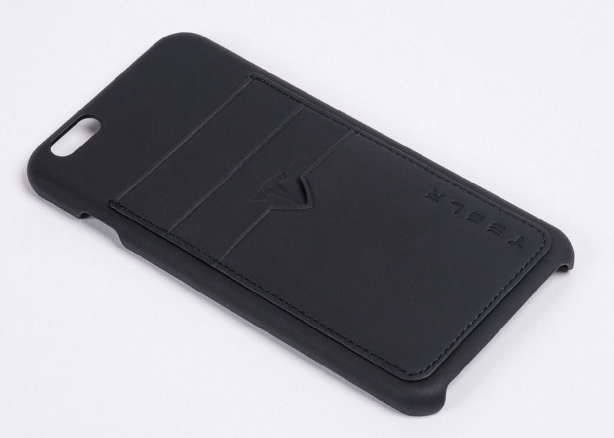 tesla now sells iphone 6 6s cases and wallets made from its seat leather image 1