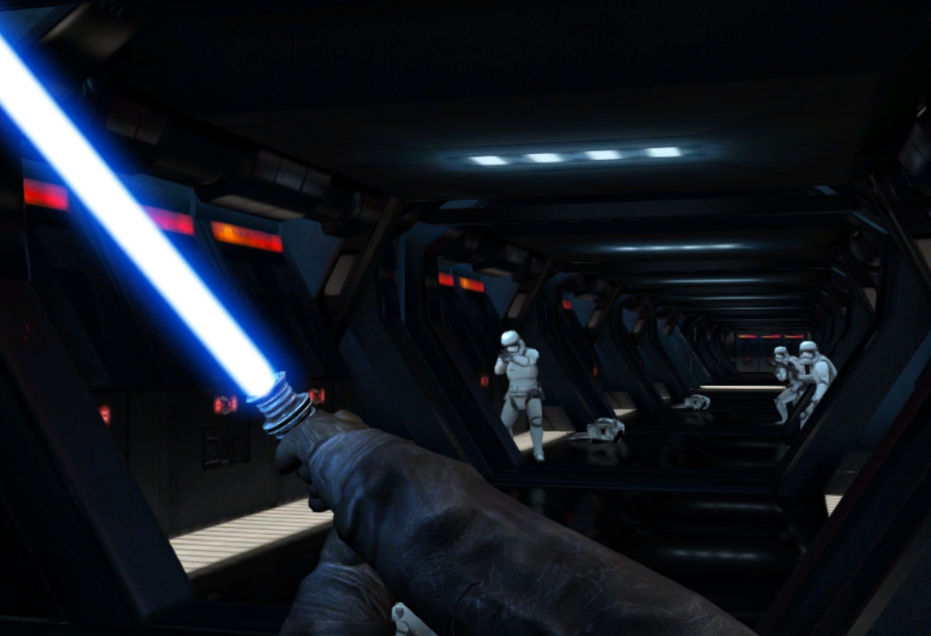 fight stormtroopers in this google game that turns your phone into a lightsaber image 1