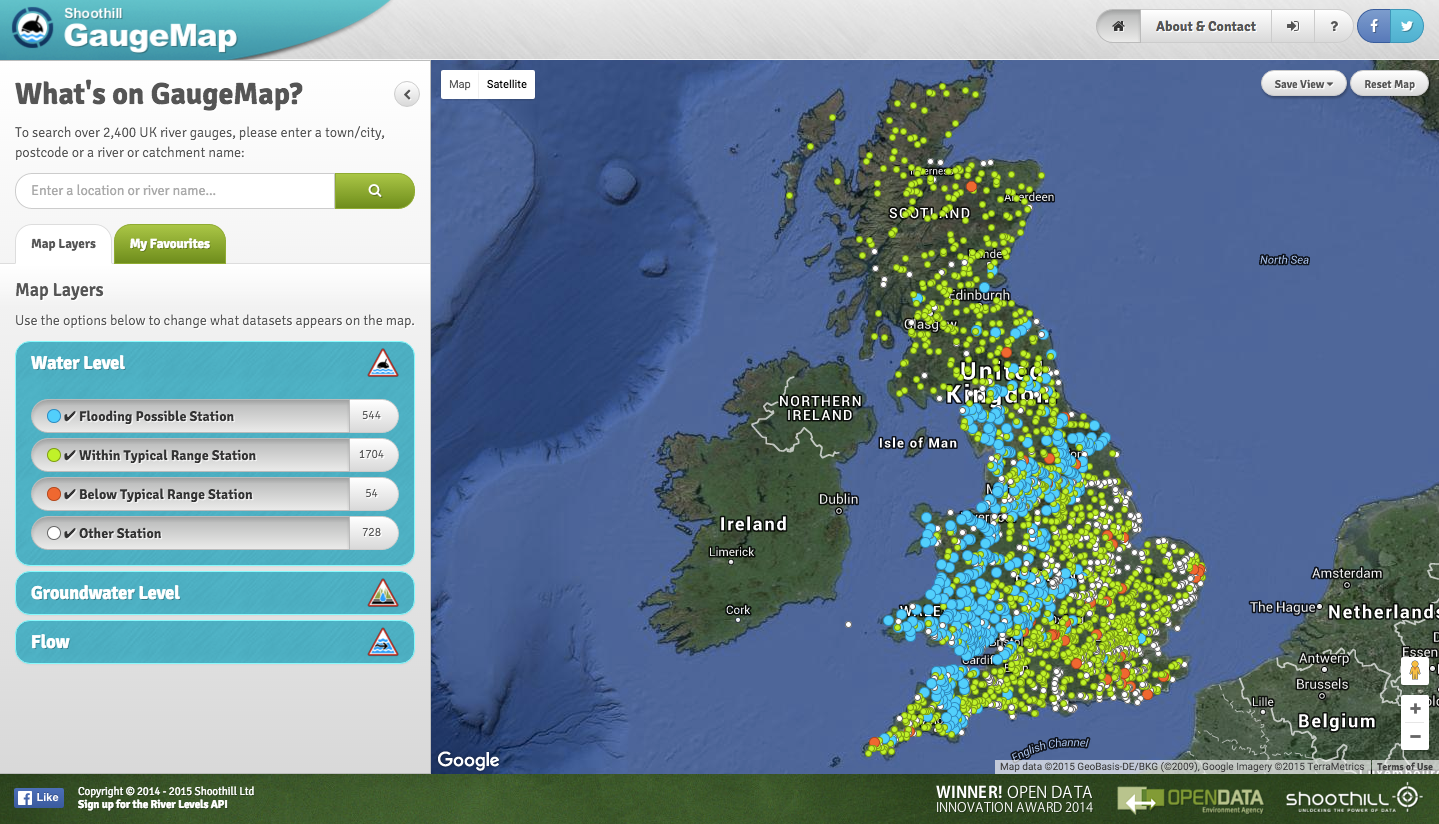 worried about flooding keep your eye on gaugemap image 1