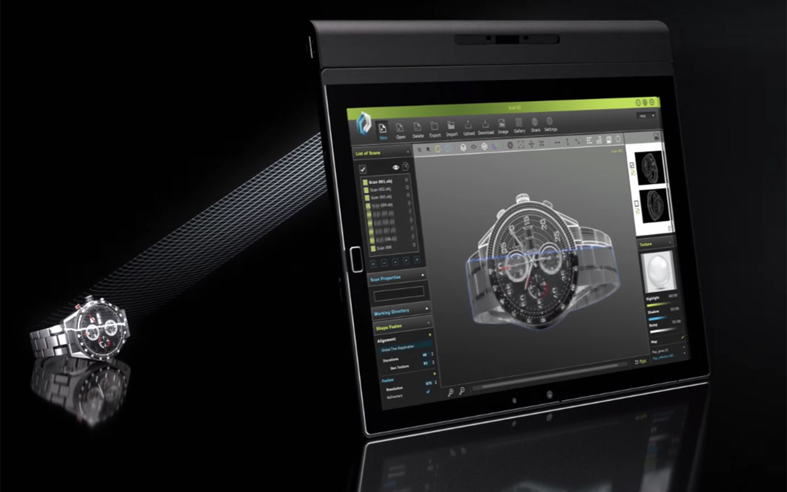lenovo makes modular thinkpad x1 tablet add on battery projector 3d scanner and more image 1