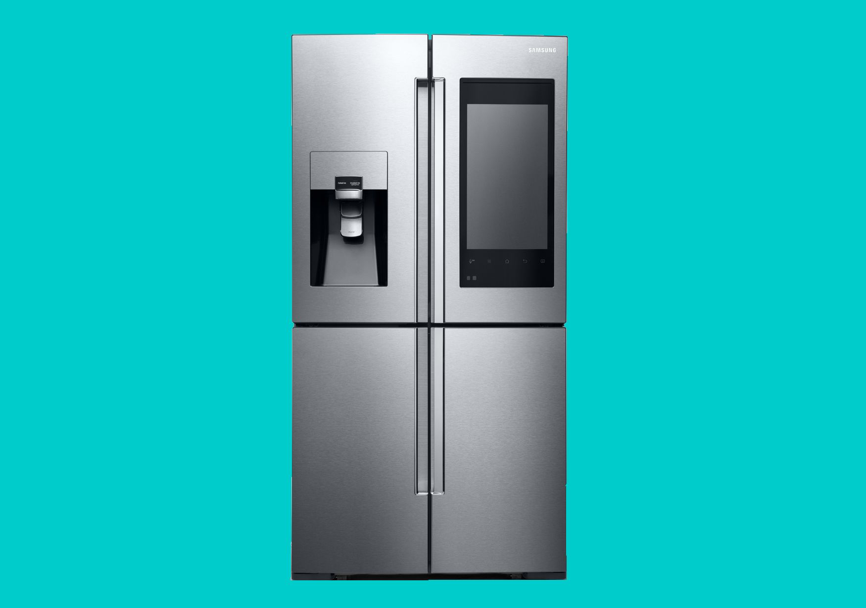 samsung family hub refrigerator comes with giant 21 5 inch screen and camera to spy on your food image 1