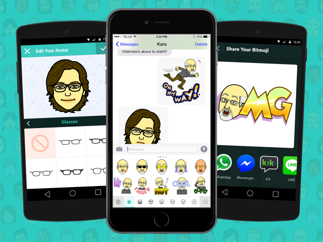 snapchat might soon let you add bitstrips to photos and videos image 1
