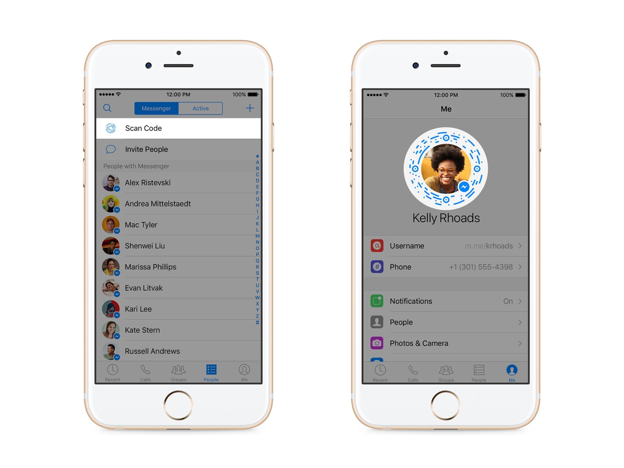 facebook messenger will soon let you scan profile codes to start chats image 2