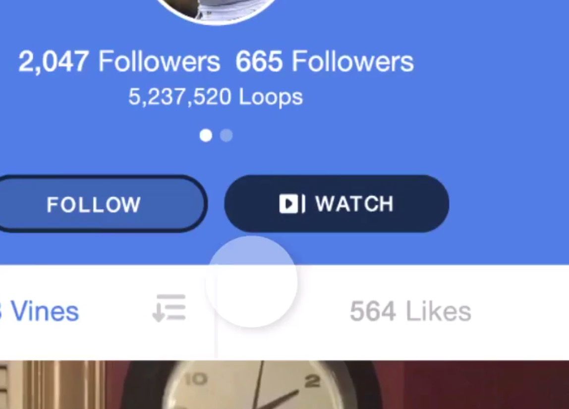 vine’s new watch button lets you playback every vine on a channel image 1