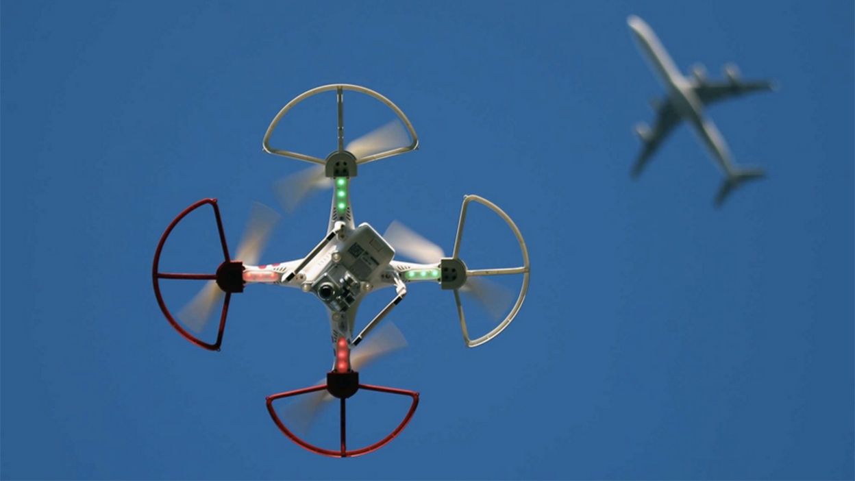 passenger plane hits alleged drone at landing police on the hunt for pilot image 1