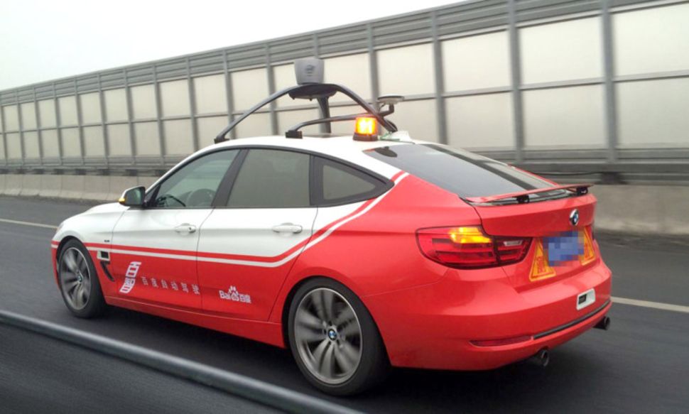 chinese search giant baidu is forming a self driving car team in silicon valley image 1