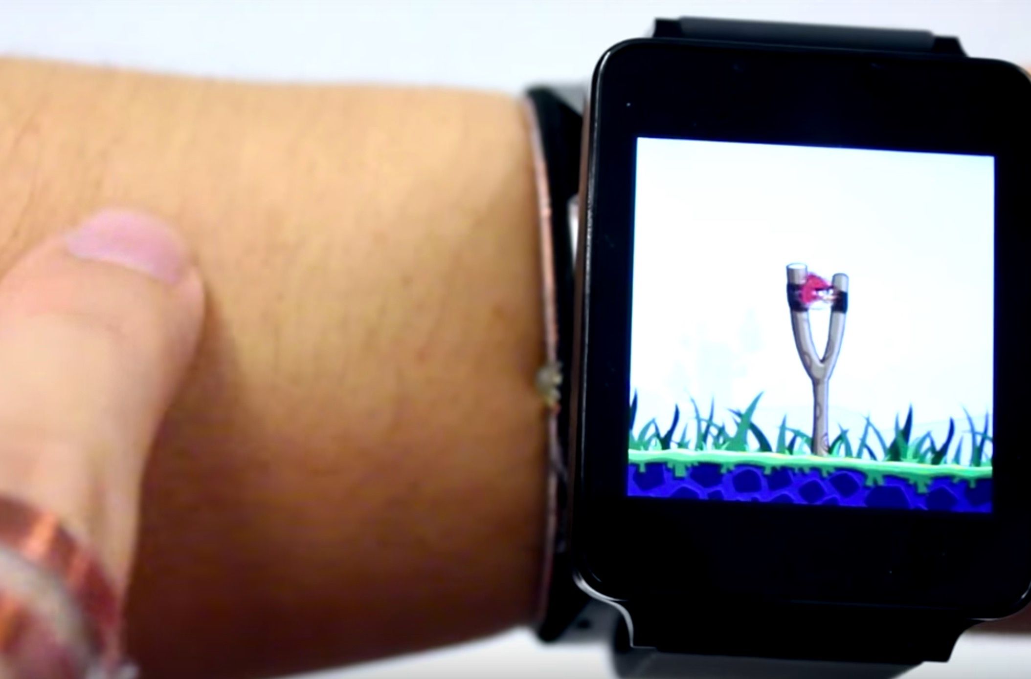 watch this smartwatch turn an arm into a touchscreen control image 1