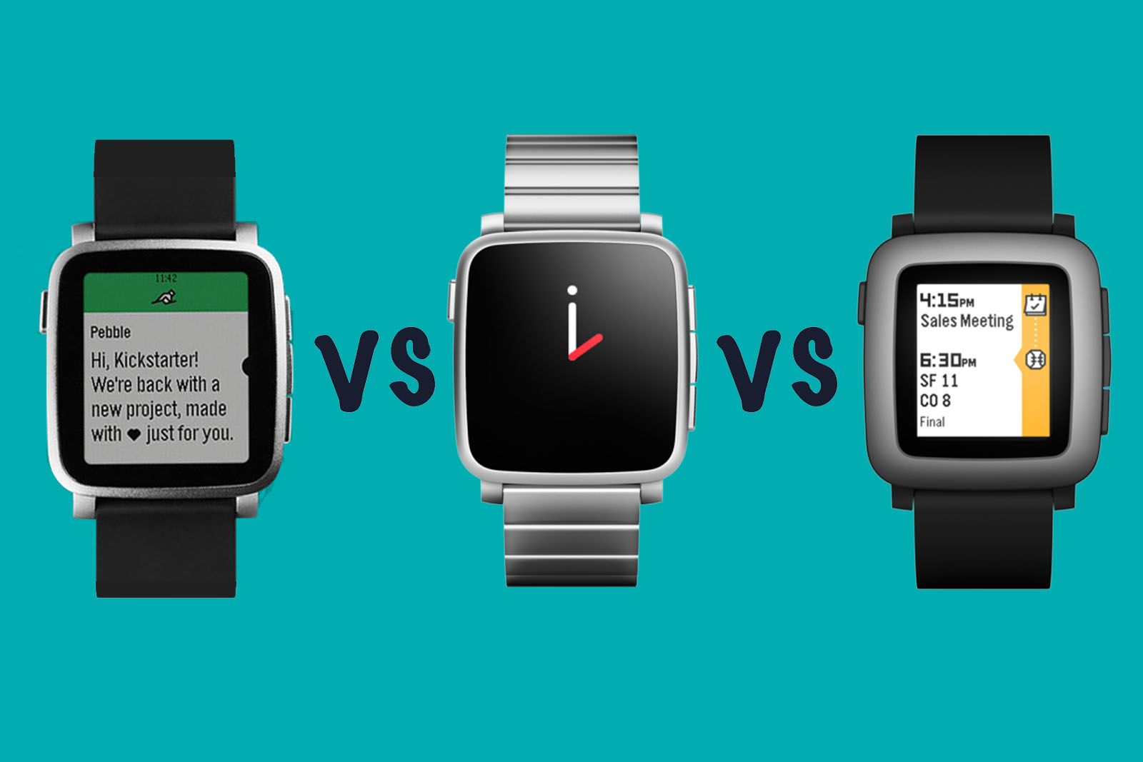 pebble time 2 vs time steel vs time what s the difference  image 1