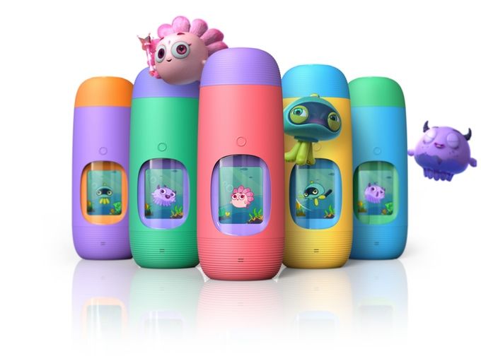 gululu is a drink tracking water bottle with a built in virtual pet for kids image 1