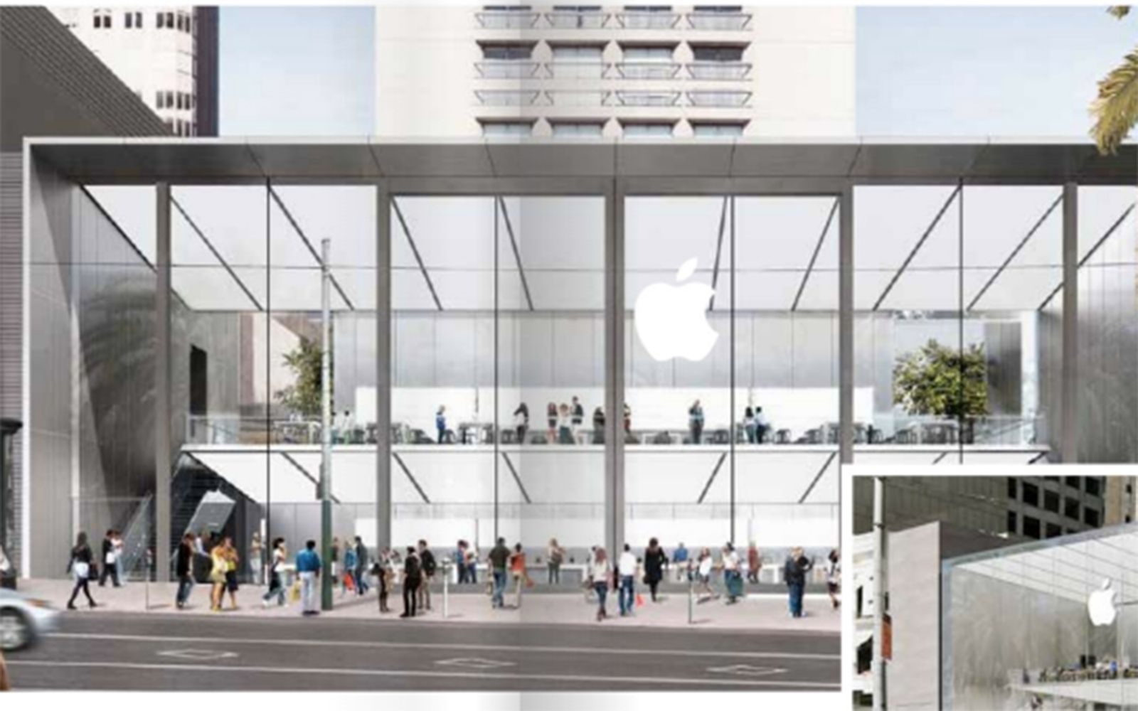 apple store to use stunning photovoltaic glass floor to be 100 solar powered image 1
