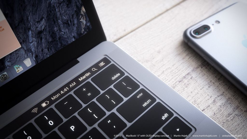 macbook pro oled concept photos will make you want the rumoured feature more than ever image 1