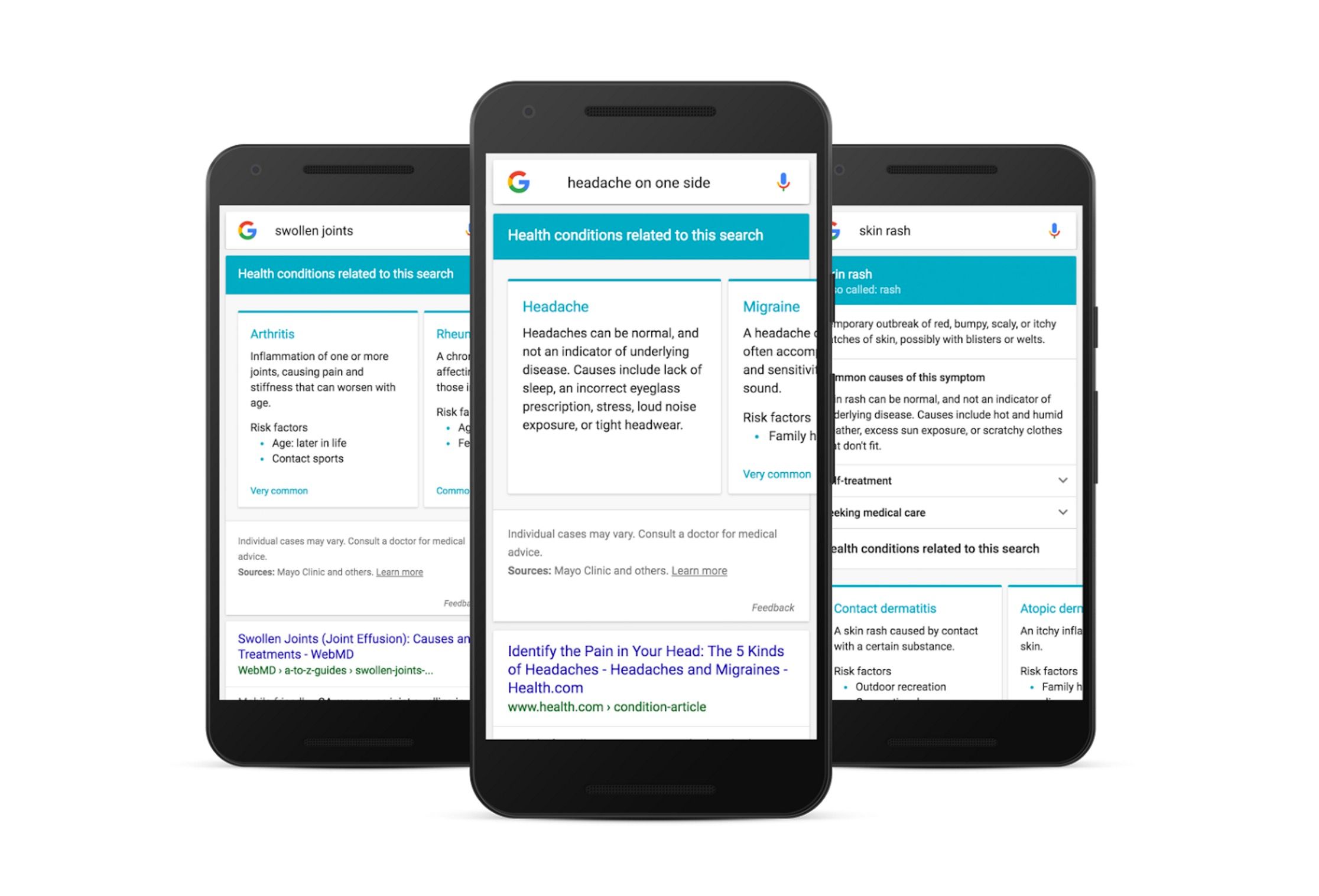 google wants to help symptom searchers find the right diagnosis image 1