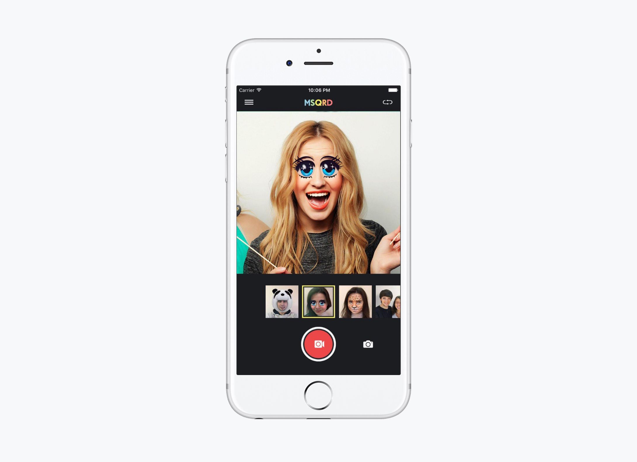 facebook live to offer snapchat like lenses through msqrd app image 1