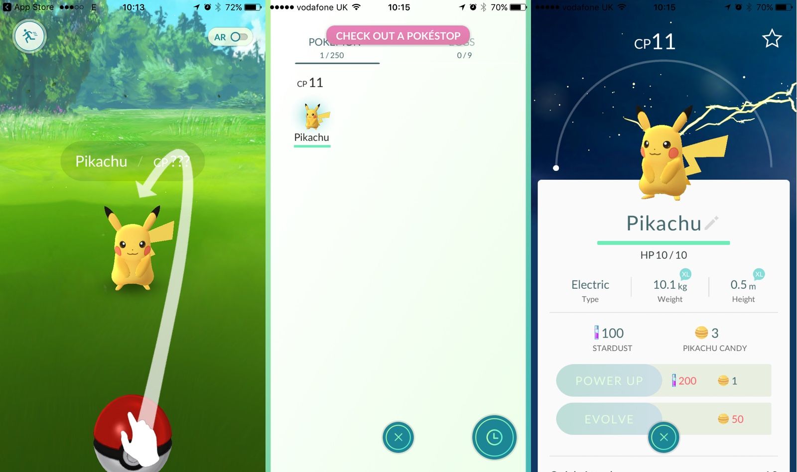 pokemon go how to catch pikachu as your first pokemon image 2