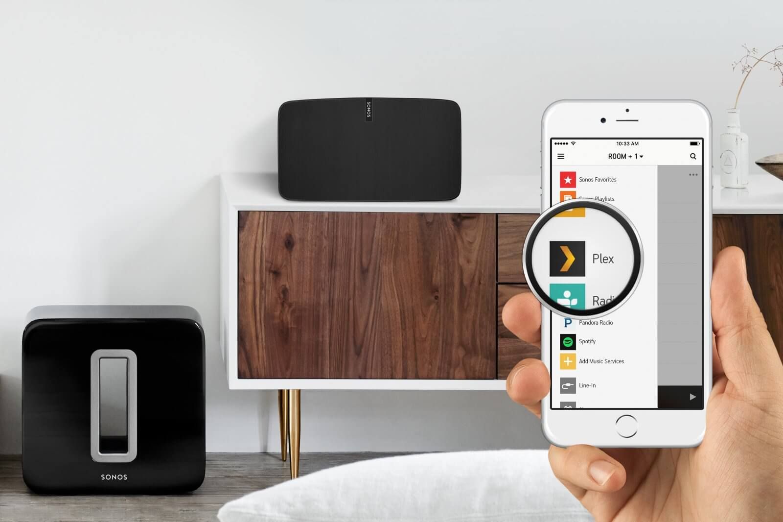plex now lets you play music on any sonos device from the sonos app image 1